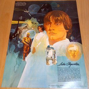 Star Wars 1977 Complete Set 4 Posters Burger Chef